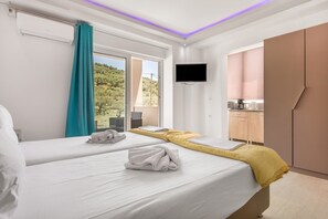 1 dormitorio, tabla de planchar con plancha, wifi gratis y ropa de cama