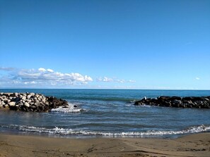 On the beach