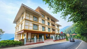 Overnatningsstedets facade