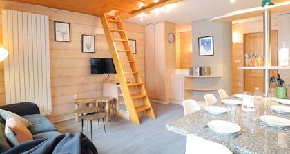 Comfortable apartment for 6 with balcony and parking in Les Gets