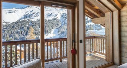 Chalet moderne 5 chambres pour 10 pers, proche pistes, parking, balneo, services inclus