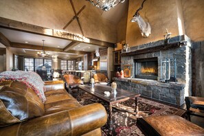 TV, fireplace, ping pong