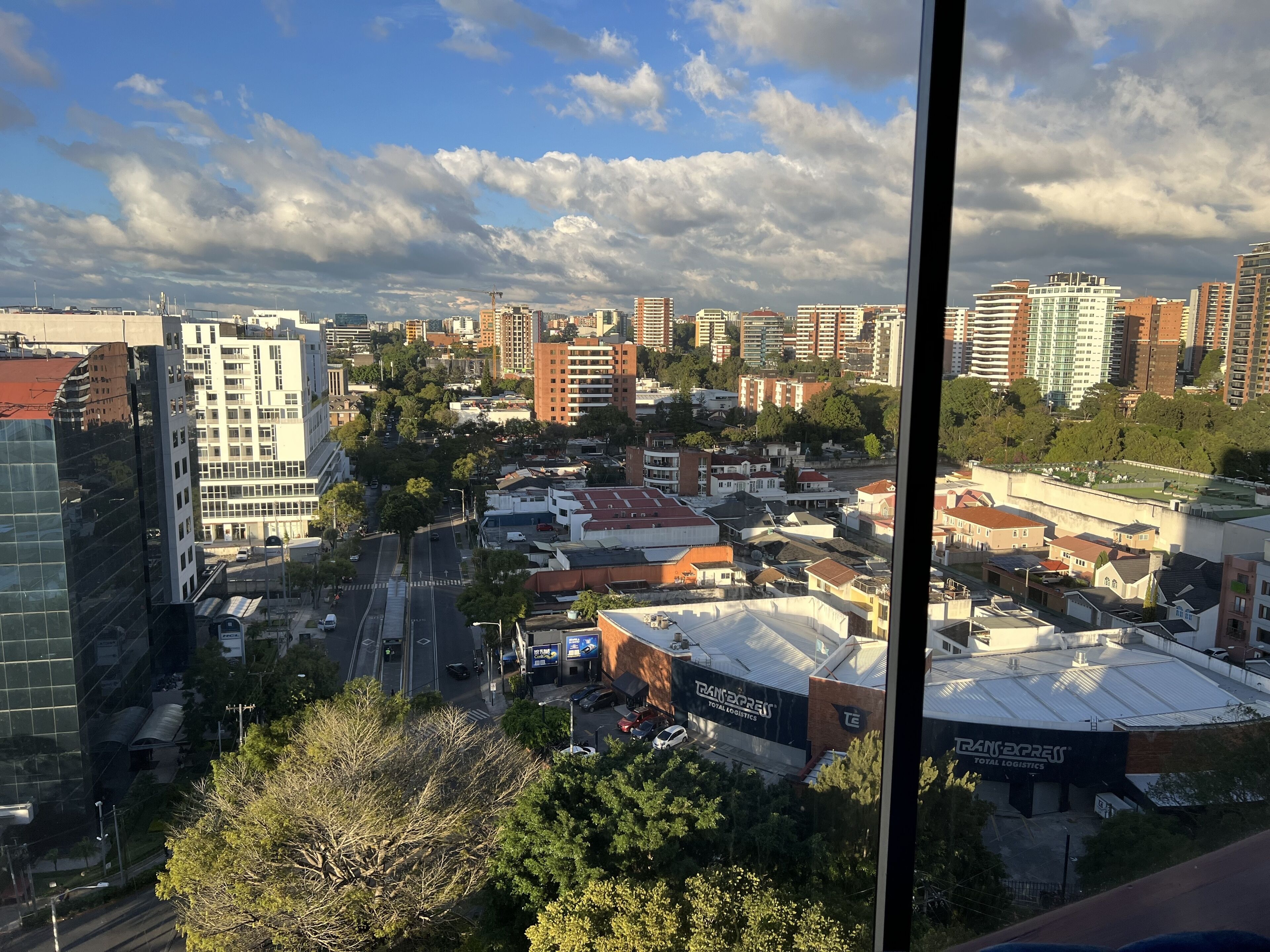 Utsikt fra overnattingsstedet