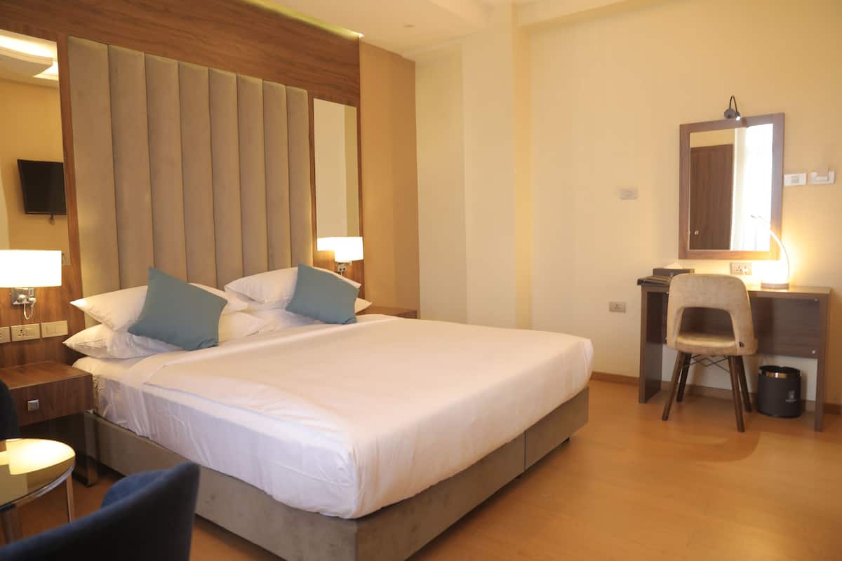 Deluxe Room | Desk, laptop workspace, iron/ironing board (on request), WiFi (free)