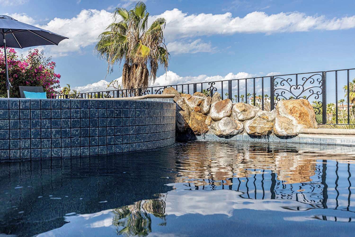 Piscina externa, piscina aquecida