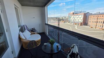 Superior Apartment, Sauna, Partial Lake View | Terrace/patio