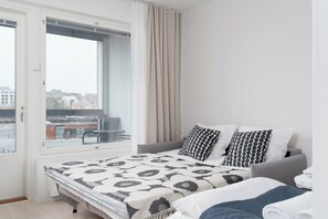 Condo Deluxe, ban công, quang cảnh thành phố | Giường phụ