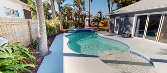 Luxury Beachside Home with private heated pool and spa. 