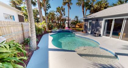 Luxury Beachside Home with private heated pool and spa.
