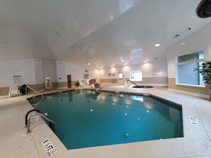 Indoor pool, outdoor pool