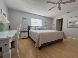 2 bedrooms, desk, iron/ironing board, free WiFi