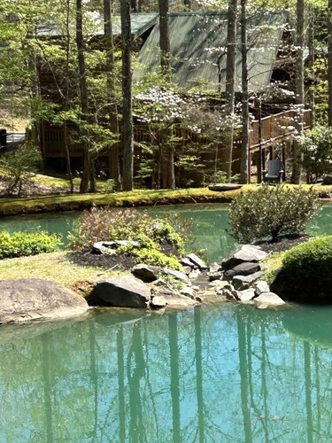 Located in Black Bear Falls Resort cozy cabin for two with new hot tub