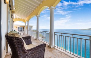 Terrace/patio - Love Always!  New Listing!  Oceanfront Villa/Amazing Views. Sleeps 8 (Charlotte Amalie)