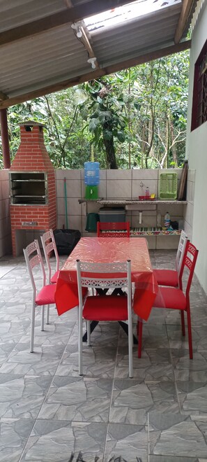 Opções para refeição ao ar livre