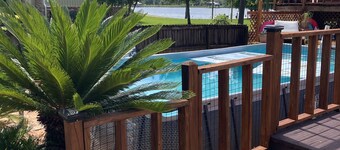 Scenic riverfront home minutes from Gulf of Mexico