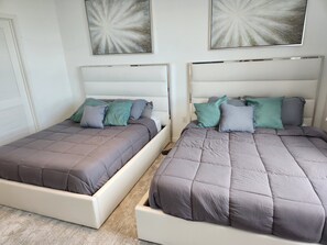 1 chambre, draps en coton égyptien, literie de qualité, couette en duvet