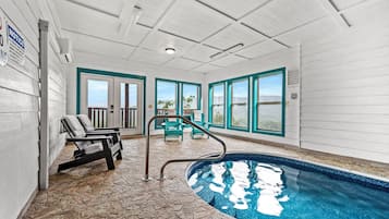 Indoor pool, a heated pool