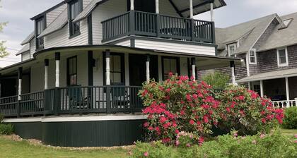 Victorian cottage overlooking downtown Oak Bluffs and the Harbor.