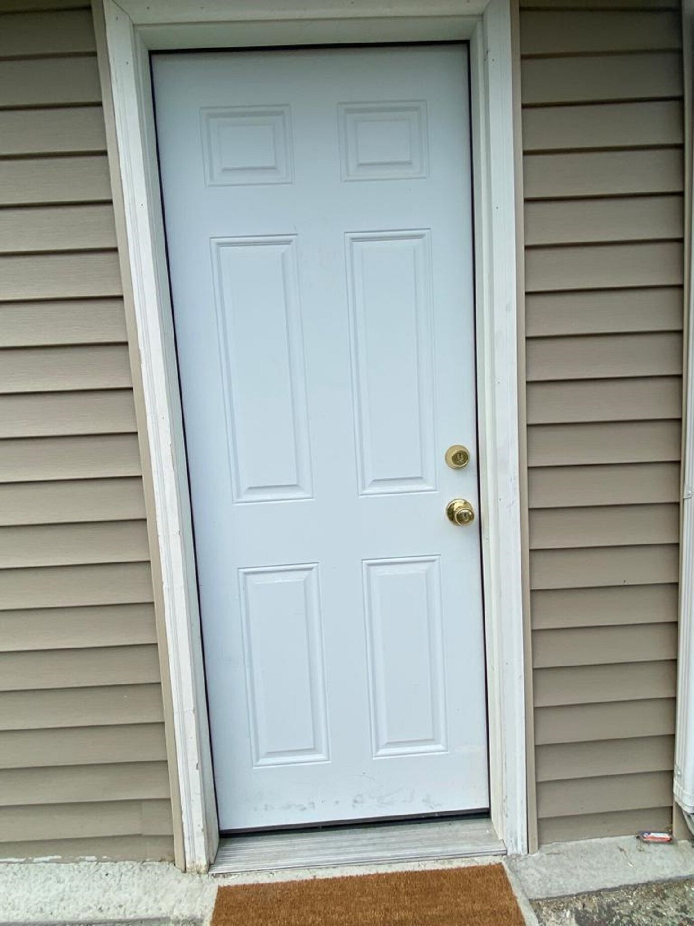 Front door.