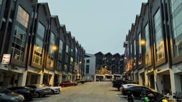 Front of property – evening/night