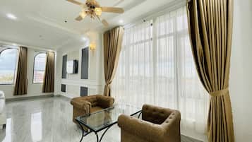 Familieværelse til 4 personer | Opholdsområde