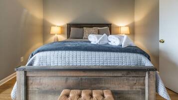 3 chambres, bureau, fer et planche à repasser, Wi-Fi gratuit