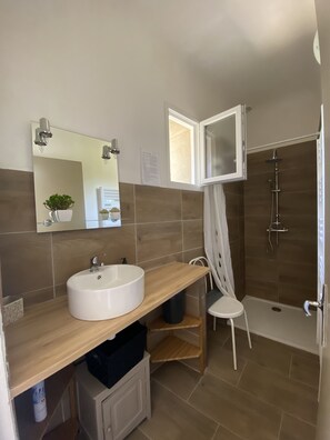 Dusch, tvål och toalettpapper