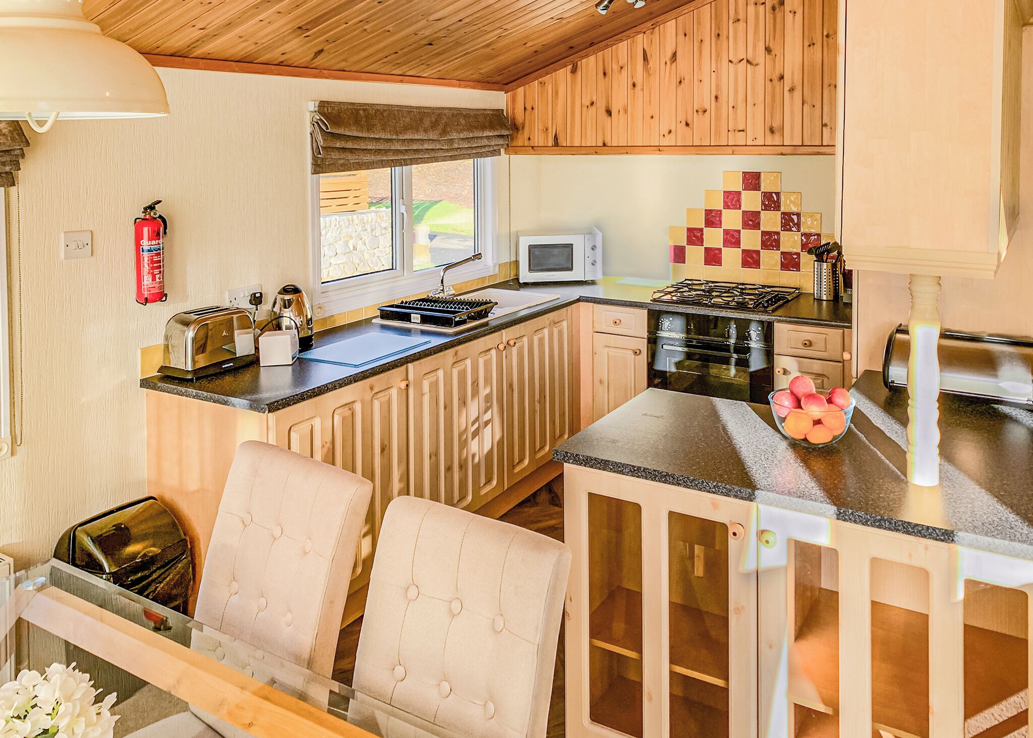 Fridge, oven, stovetop, toaster