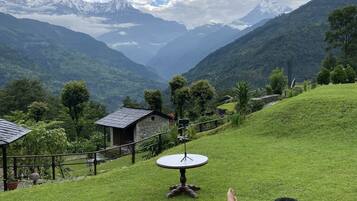 Blick von der Unterkunft