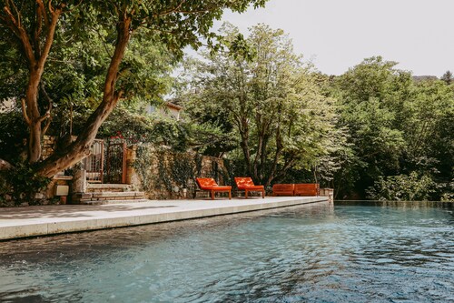 18th century village house in Oppède le Vieux with swimming pool