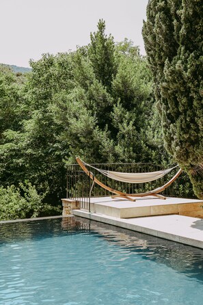 Pool - 18th century house with swimming pool (Oppède)