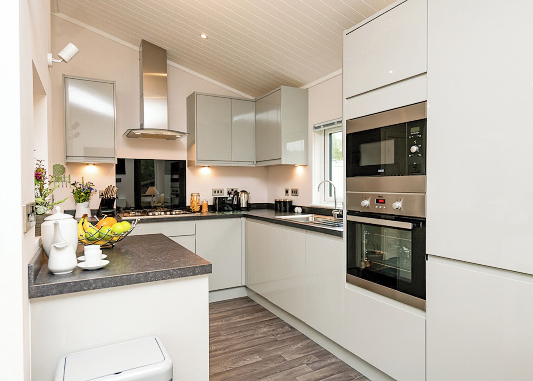Fridge, oven, stovetop, toaster