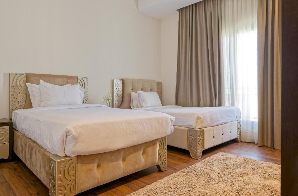 Apartemen Superior, 2 kamar tidur, pemandangan kota | Seprai katun Mesir, seprai premium, dan tempat tidur Select Comfort