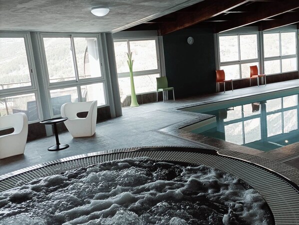 Pool - Studio in Jausiers - Terrace & Pets allowed (Jausiers)