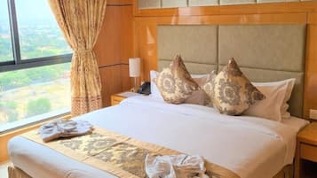 1 habitación y ropa de cama de alta calidad