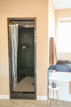 Combined shower/tub, hair dryer, towels, soap - Minutes to wineries, breweries, Shenandoah NP & Wintergreen (Afton)