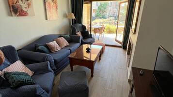 Télévision, cheminée