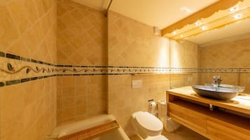 Bathtub, hair dryer