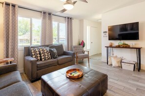 Smart TV, video games, books, stereo