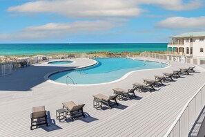 A heated pool - Aqua Easy - Destin Pointe, Gulf Views, Lakefront, Free Beach Service, Cmty Pool! (Destin)