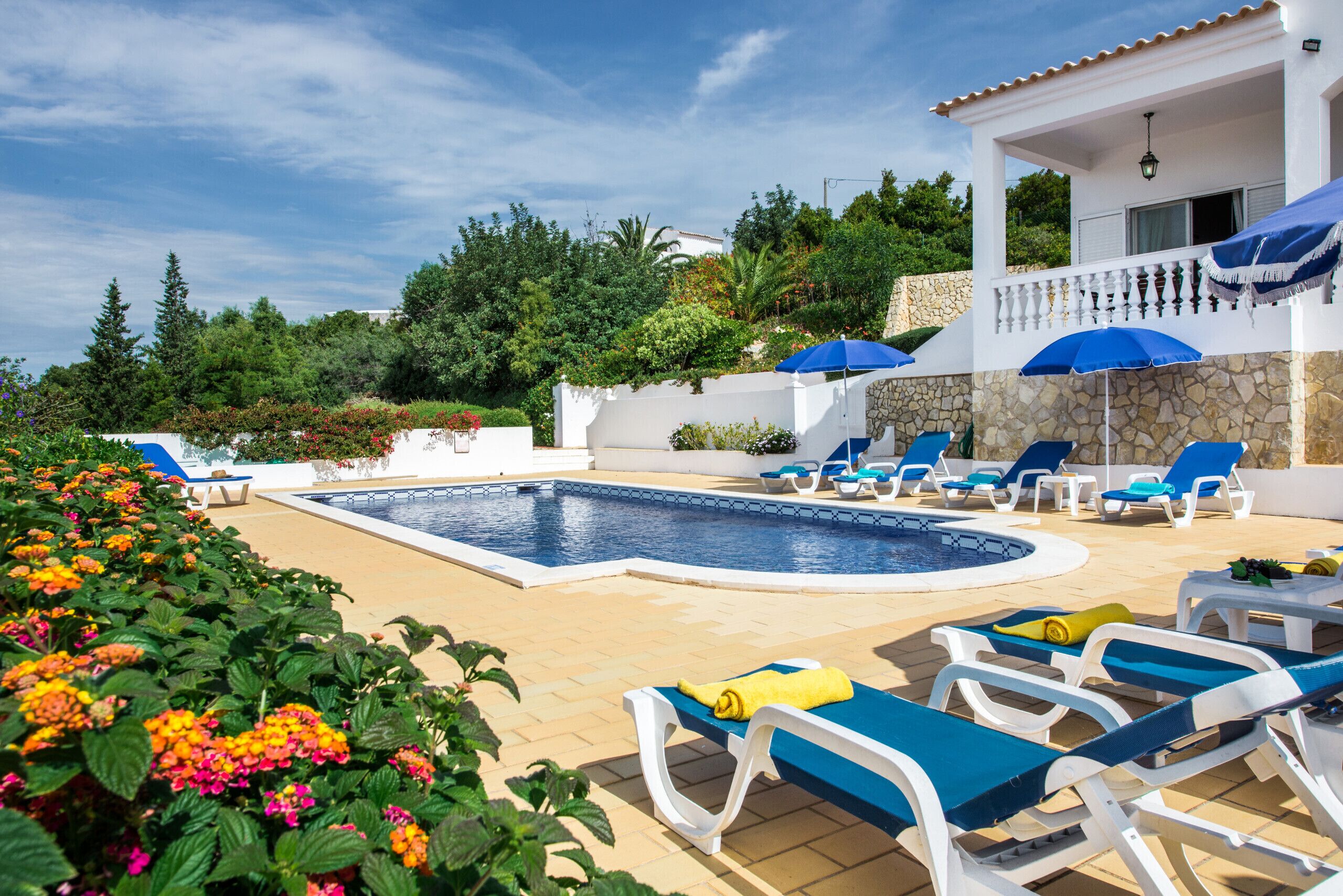 Una piscina riscaldata