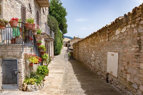 [Rustic House] with patio and garden Assisi center