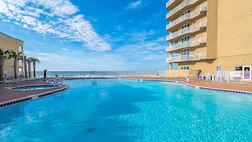 Indoor pool, outdoor pool
