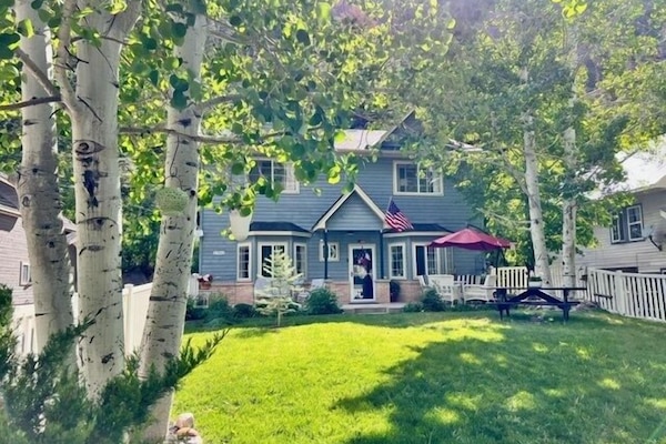 Enjoy shaded outdoor seating with a great view!