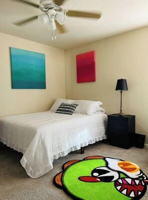 2 habitaciones, escritorio, wifi y ropa de cama 