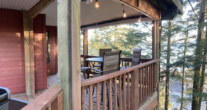 The Bear Den. Water view, eagle view, deer and black bear, cover deck and BBQ.
