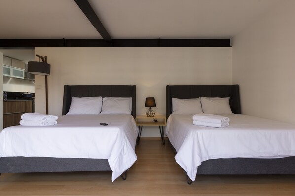 1 غرفة نوم ومكتب وواي فاي مجانًا وملاءات أسرّة