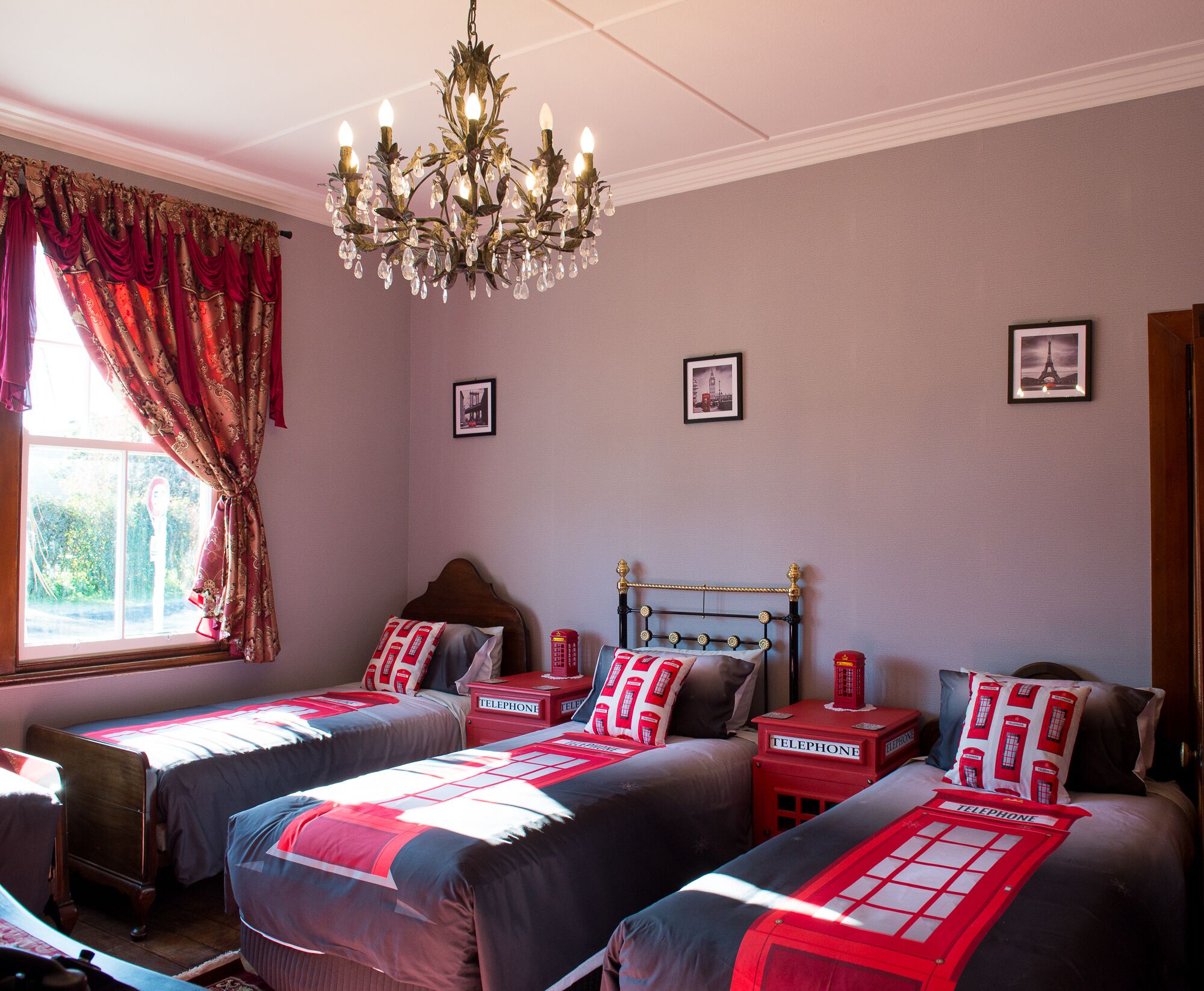 4 chambres, fer et planche à repasser, Wi-Fi gratuit, draps fournis