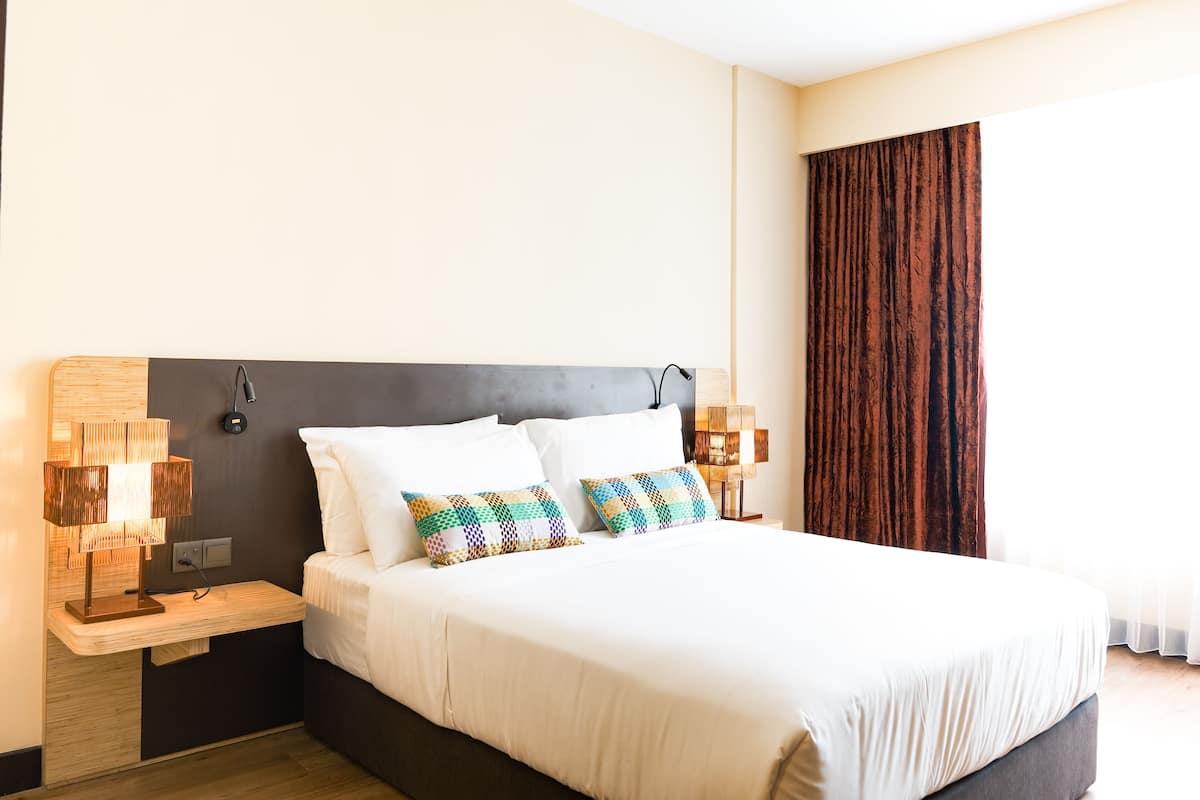 Minibar, in-room safe, desk, blackout drapes