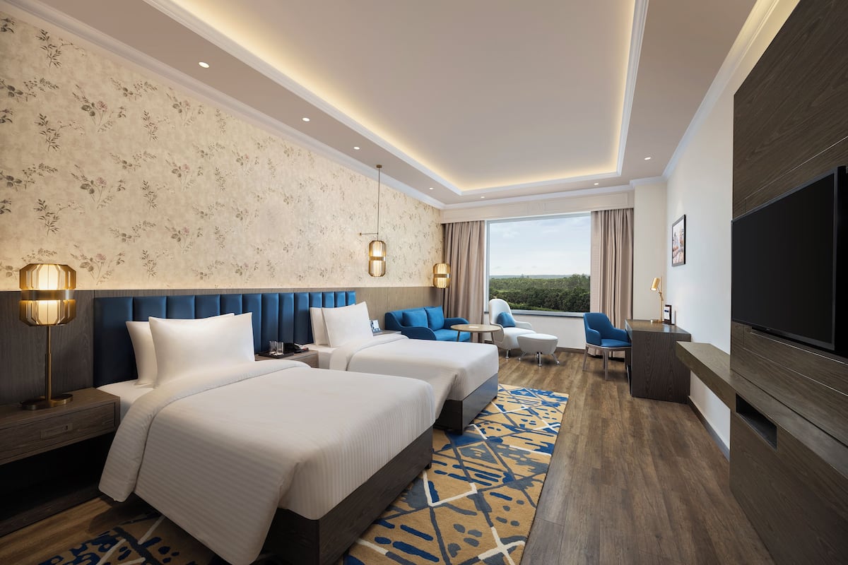 Cadar kapas Mesir, peralatan tempat tidur premium, bar mini